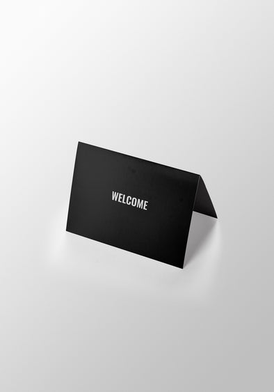 Welcome Card